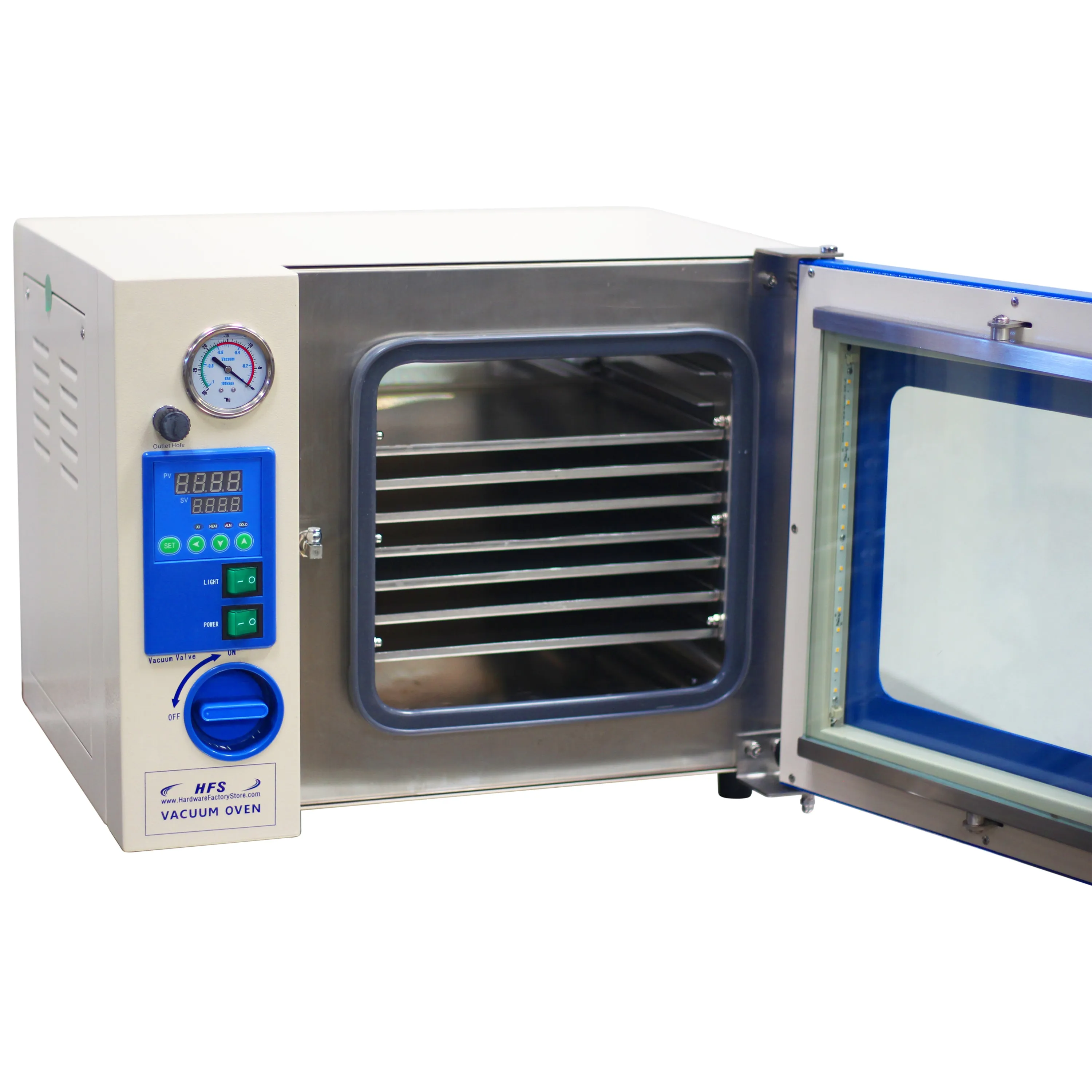 0.9 CuFt Oven Bundle ETL listed- 7 Shelf Vacuum Oven Bundle