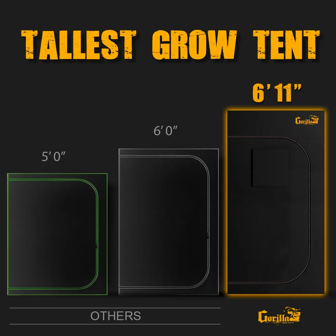 2x4 All New Grow Tent Kit - Soil