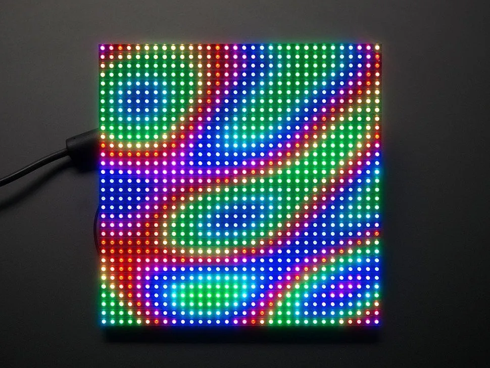 32x32 RGB LED Matrix Panel - 6mm pitch