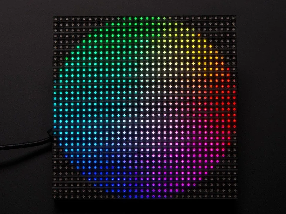 32x32 RGB LED Matrix Panel - 6mm pitch