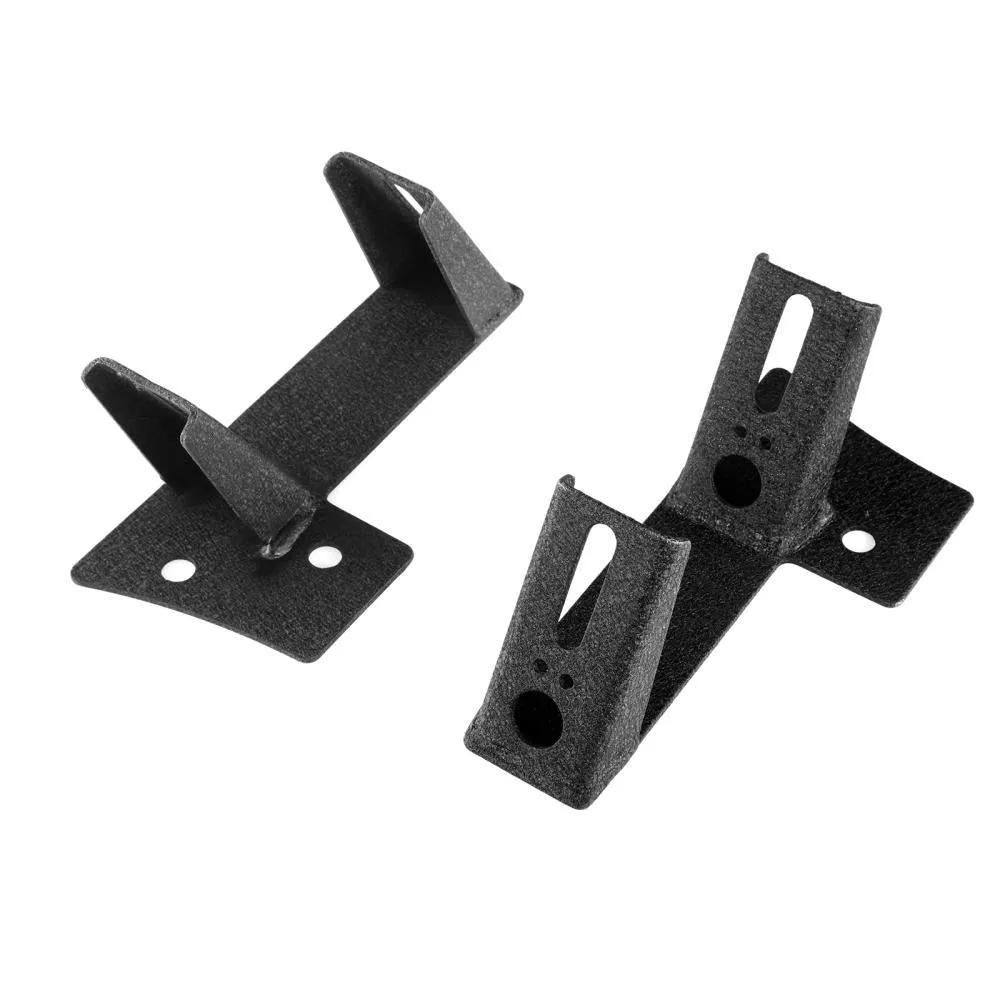 4pcs 3" SPOT PODS & Dual A-Pillar Light Lower Windshield Hinge Mounting Brackets For Jeep Wrangler JK 2DR/4DR 2007~2017