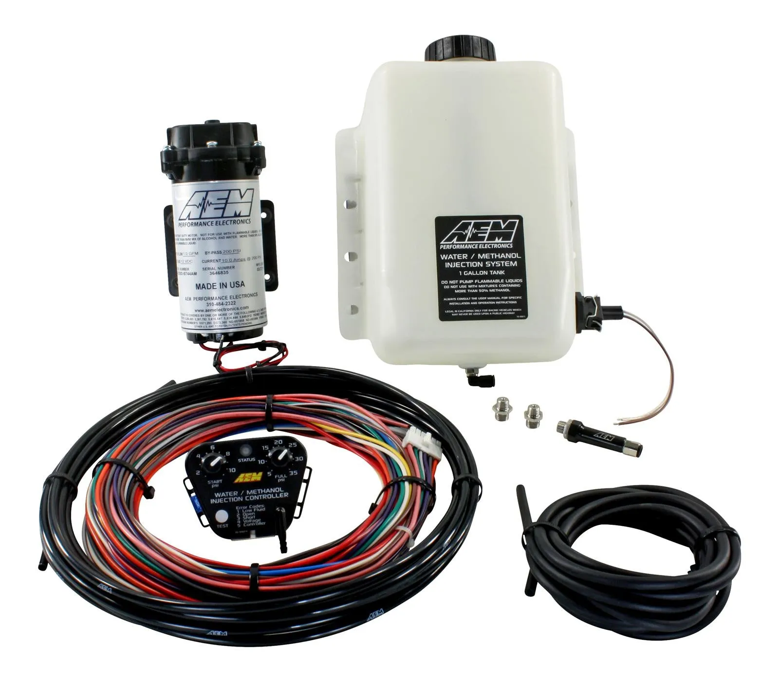 AEM V3 Water/Methanol Injection Kit - NO TANK (Internal Map) - 30-3302