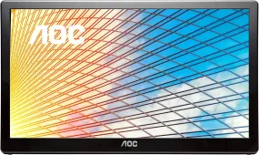 AOC 15.6" 1366 x 768 60Hz Ultra Portable Monitor - Certified Refurbished