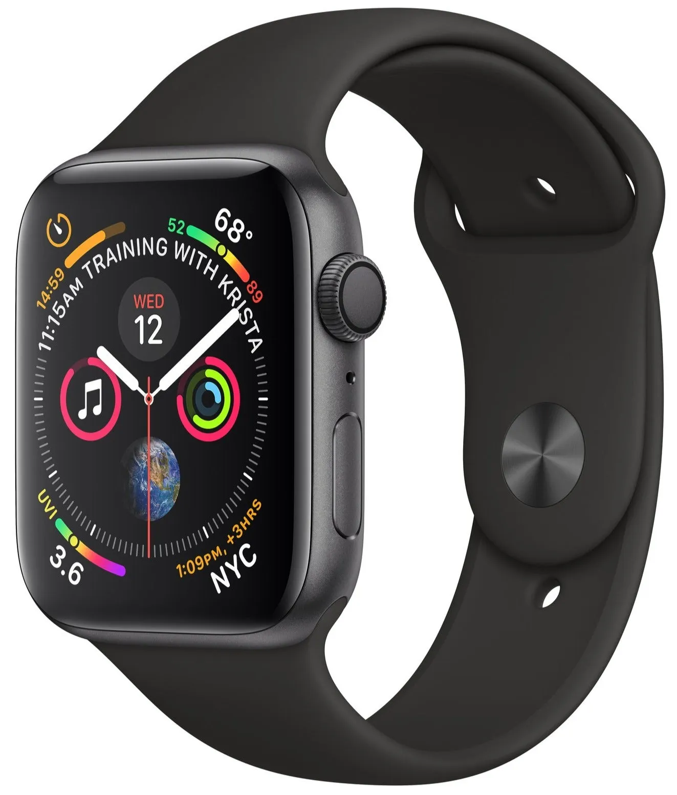 Apple Watch Series 4 ( GPS   Cellular ) 44mm -Space Gray (MTUW2LL/A)