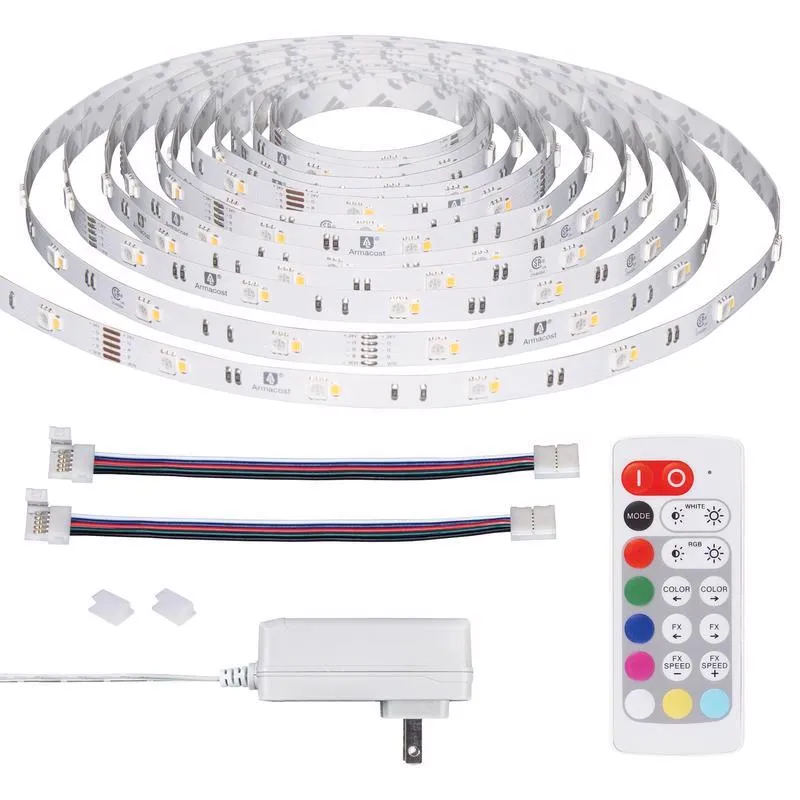 Armacost Lighting RibbonFlex home 16 ft. L Multicolored Plug-In LED Smart-Enabled Strip Tape Light K