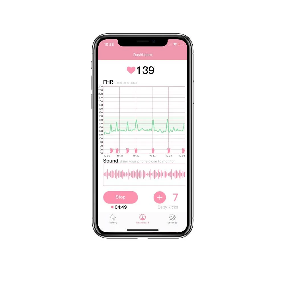 Babytone Fetal Heart Tracker (Coupling Gel Included)