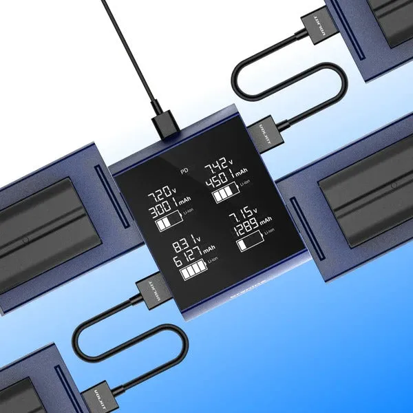 Bronine Sony NP-F970 / F770 / F750 / F570 / F550 / FM500H / FM50 Camcorder Charging Plate