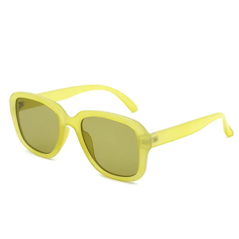 Candy Colors Square Sunglasses