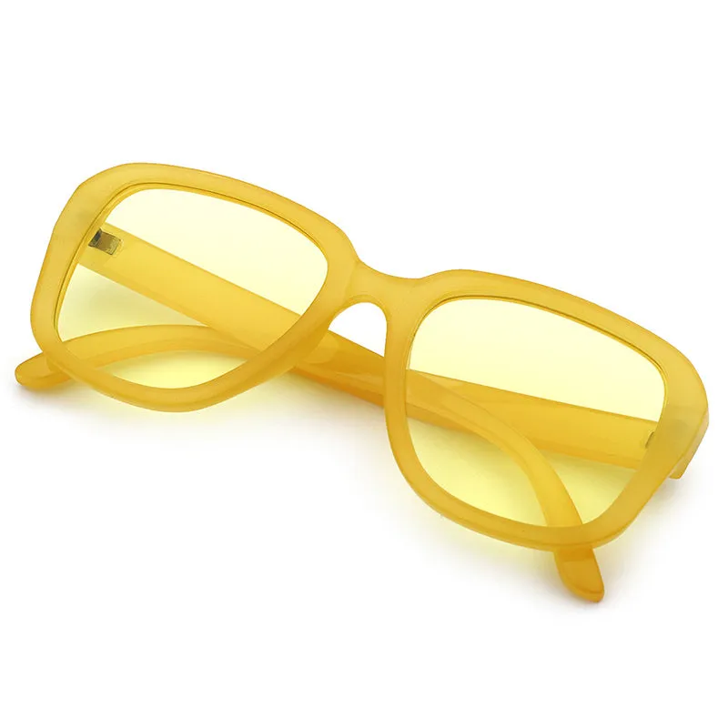 Candy Colors Square Sunglasses