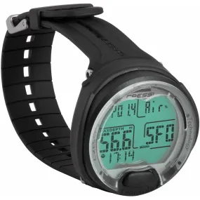 Cressi Leonardo Wrist Dive Computer - Black/Black