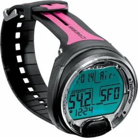 Cressi Leonardo Wrist Dive Computer - Black/Pink