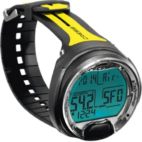 Cressi Leonardo Wrist Dive Computer - Black/Yellow