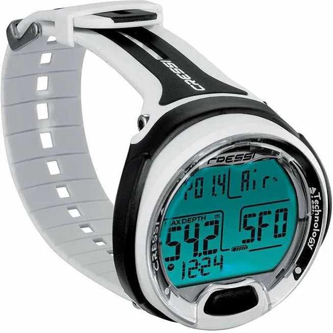 Cressi Leonardo Wrist Dive Computer - White/Black