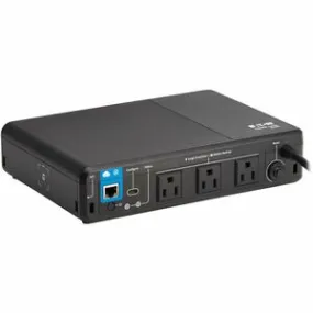 Eaton Tripp Lite Series 350VA 210W 120V Standby Cloud-Connected UPS with Remote Monitoring - 3 NEMA 5-15R Outlets (Surge   Battery Backup), 5-15P Plug, Desktop