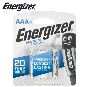 Energizer Ultimate Lithium Aaa - 4 Pack (Moq6) E300019302