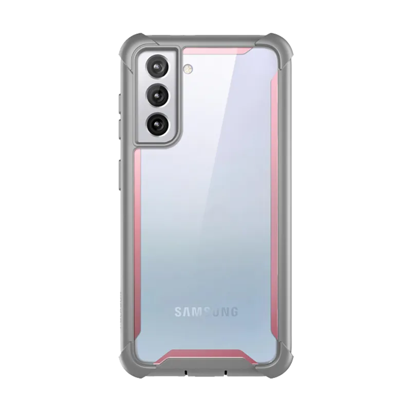 Galaxy S21 Plus Ares Clear Rugged Case - Pink