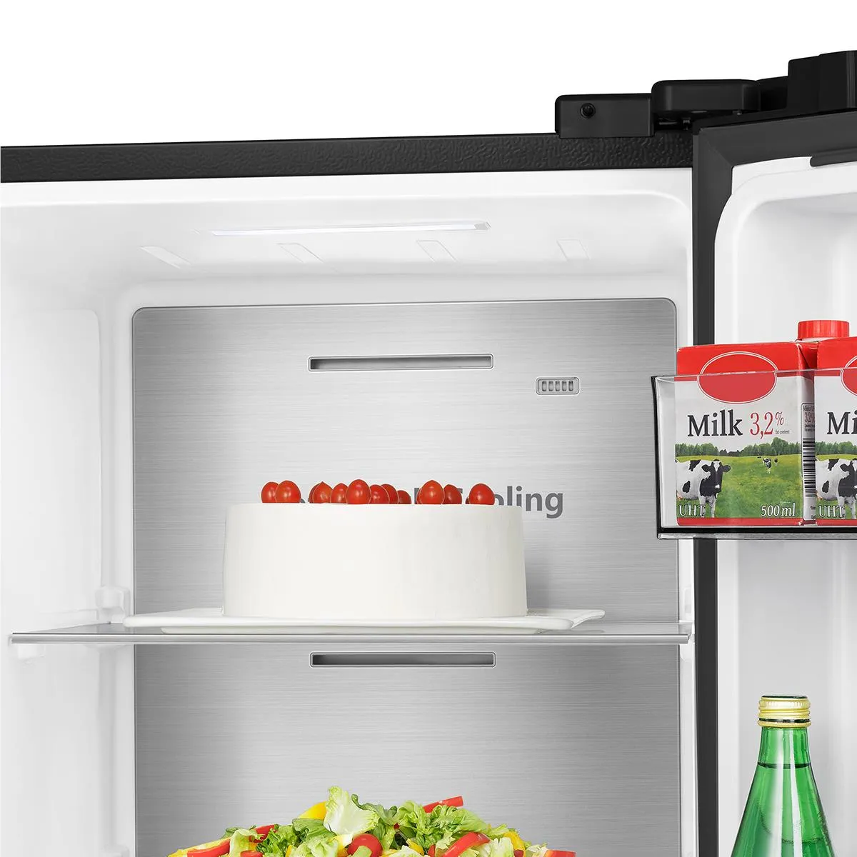 Hisense HRSBS652B 652L Side by Side Fridge (Black)