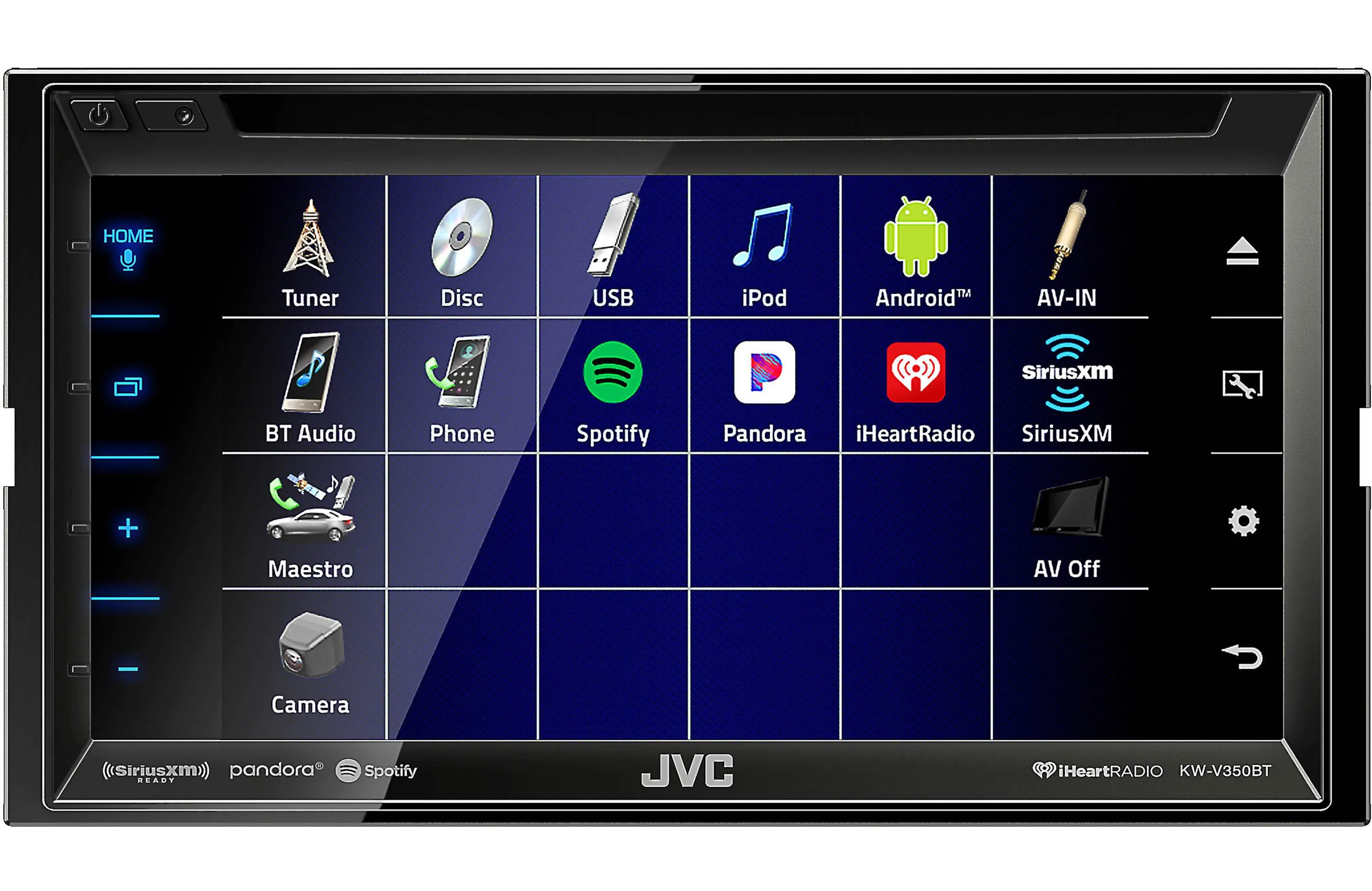 JVC KW-V350BT DVD Multimedia Receiver with Bluetooth