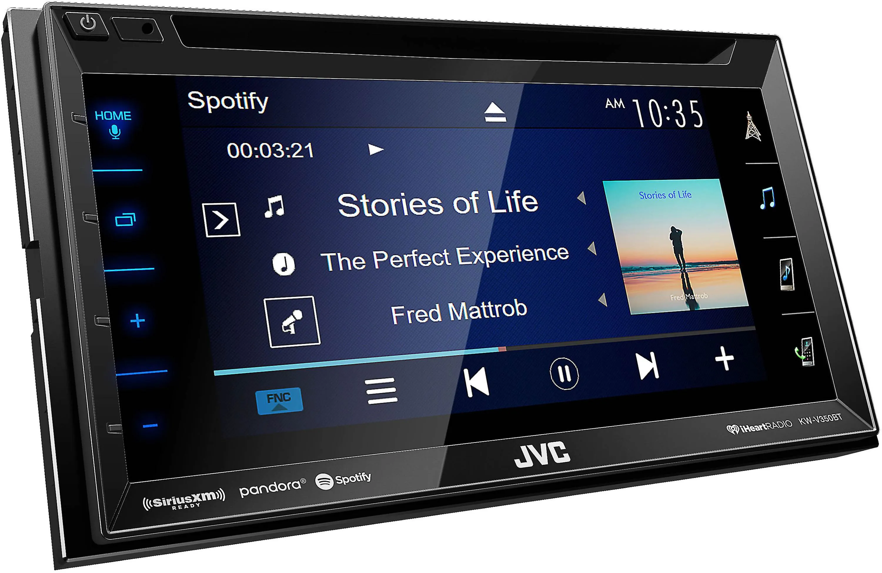 JVC KW-V350BT DVD Multimedia Receiver with Bluetooth