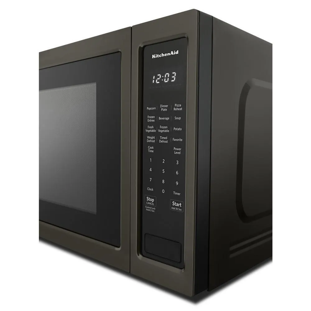 Kitchenaid KMCS3022GBS 24" Countertop Microwave Oven with PrintShield™ Finish - 1200 Watt