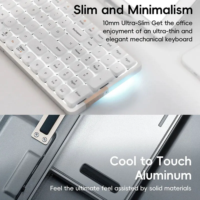 Lofree Flow Low Profile, the Smoothest Aluminum Mechanical Keyboard