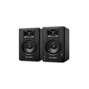 M-Audio BX4BT 4.5" Black Kevlar® 120-Watt Multimedia Bluetooth® Reference Monitors (pair) | Music Production | Live Streaming | Podcasting