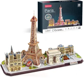 PARIS CITY LINE 115PCS WITH LED UNIT