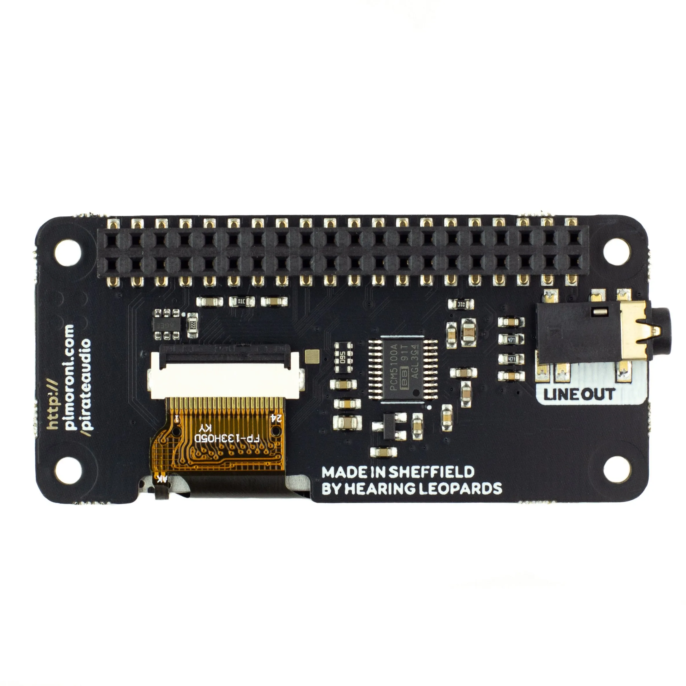 Pimoroni Pirate Audio: Line-out for Raspberry Pi