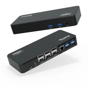 Plugable USB-C Docking Station, 4K Triple Monitors, 60W Laptop Charging