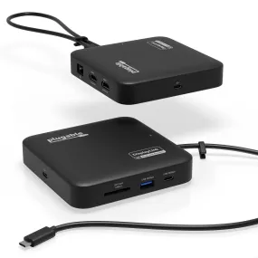 Plugable USB-C Dual HDMI Docking Station, 100W Pass Through Charging