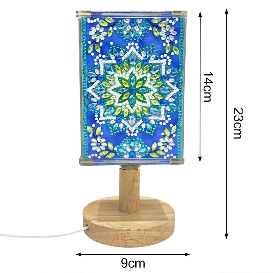 "Mandala" Crystal Art LED Lamp