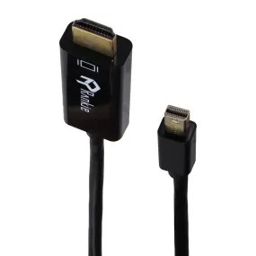 Rankie (6 Ft) Mini DisplayPort (Mini DP) to HDMI Cable - Black