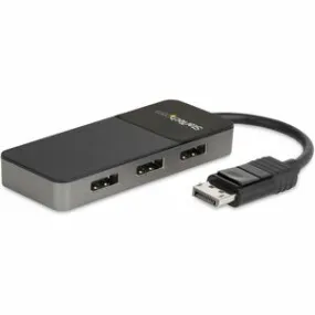 StarTech.com 3-Port DisplayPort 1.4 Splitter, DisplayPort to 3x DP Multi-Monitor Adapter, Triple 4K Computer MST Hub, Windows Only