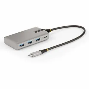 StarTech.com 4-Port USB-C Hub with USB-C DP Alt Mode Video Output, 3x USB-A, 1x USB-C, 100W Power Delivery Pass-Through, USB 3.2 10Gbps