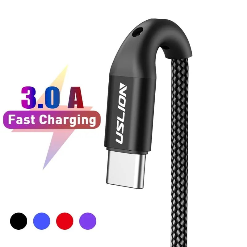 USB Charging Cables 3A Type C