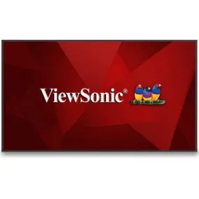 ViewSonic CDE5530 55" 4K UHD Wireless Presentation Display 24/7 Commercial Display with Portrait Landscape, HDMI, USB, USB C, Wifi/BT Slot, RJ45 and RS232